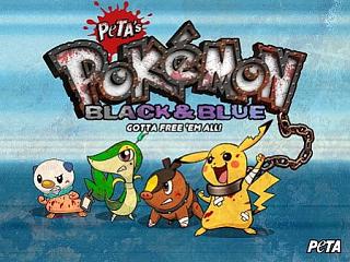 Pokmon PeTa parody Pokmon Black &amp; Blue