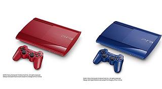 Limited Edition &quot;Garnet Red&quot; e &quot;Azurite Blue&quot; di PlayStation 3 super slim