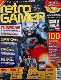 Turrican Rebirth - articolo magazine tedesco Retro Gamer