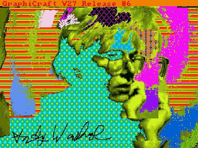 Andy Warhol - Amiga digital art