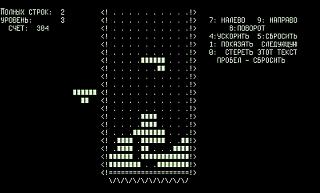 Tetris - prima versione per Electronika 60 (06/06/1984)