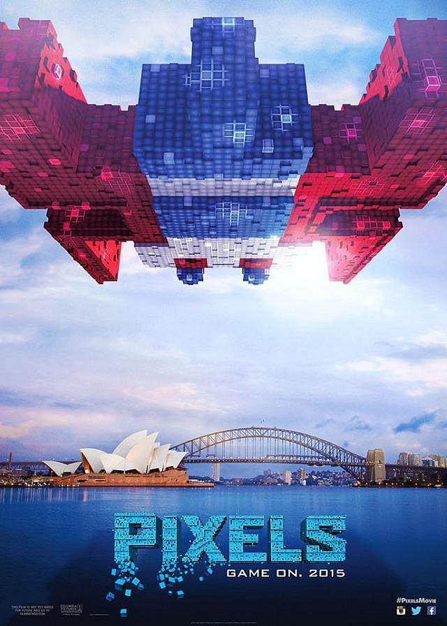 Pixels poster (Galaga)