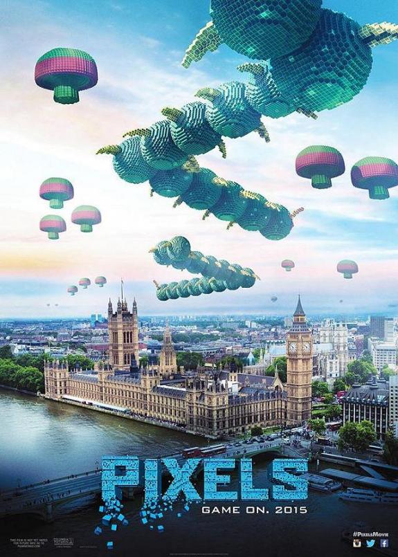 Pixels poster (Centipede)