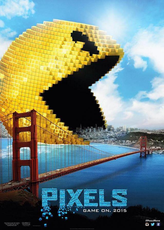 Pixels poster (Pac-Man)