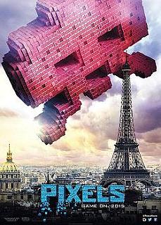 Pixels - poster Space Invaders