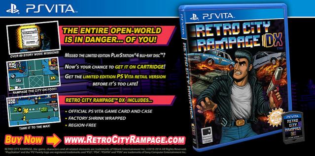 Retro City Rampage DX - PS Vita Limited Retail Edition