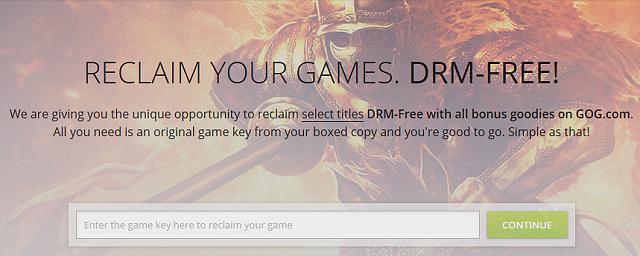 GoG - Reclaim Your Games