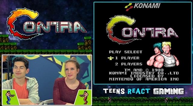 Teens React To Contra (NES)