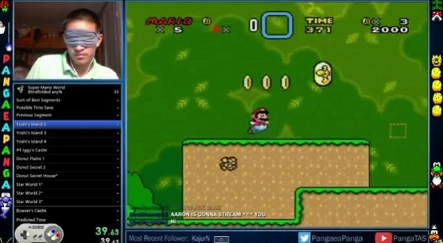 Super Mario World Blindfolded