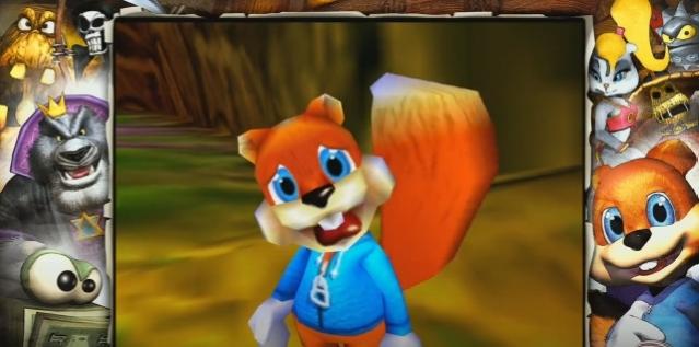 Conker's Bad Fur Day - Big Breastes Sunflower scene