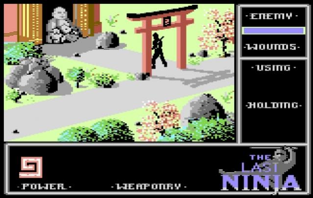 The Last Ninja - C64 - ingame