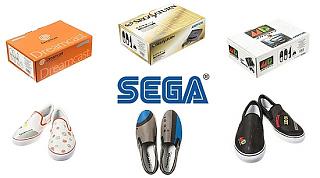 Sega themed shoes - Mega Drive, Saturn e Dreamcast