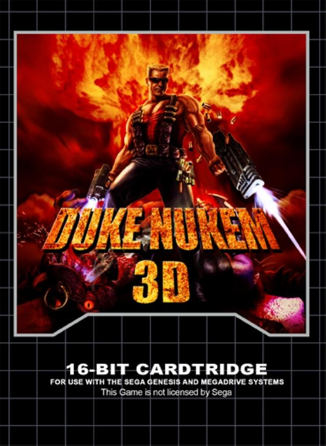 Duke Nukem 3D - Sega Genesis / Mega Drive worldwide - box cover