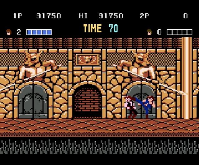 Double Dragon Atari 7800 Sprite and Color Hack