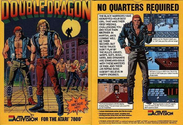 Double Dragon - Atari 7800 - box