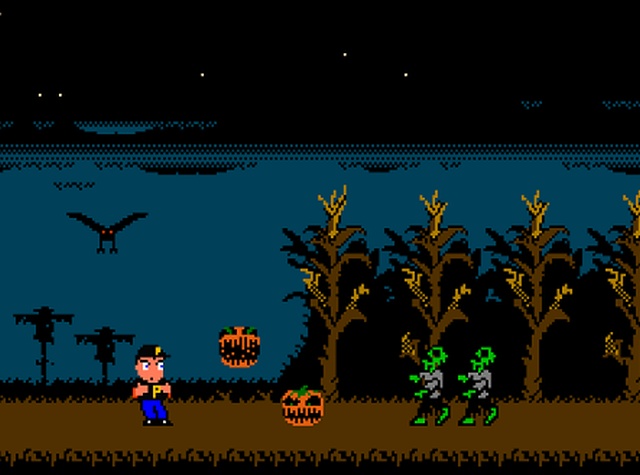 Haunted Halloween '85 - NES homebrew - ingame