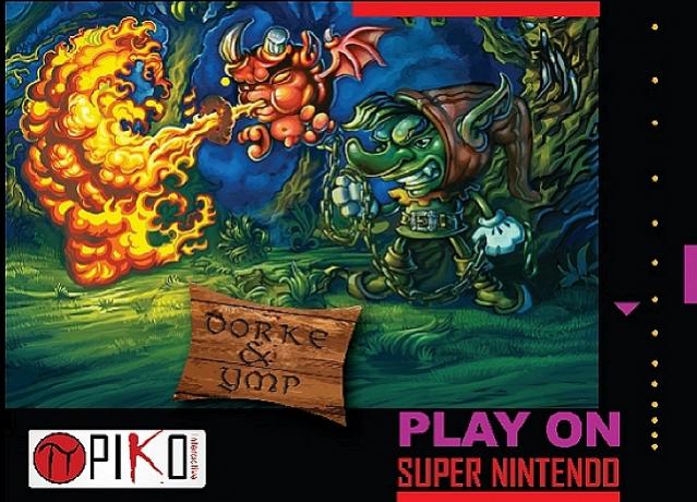 Dorke and Ymp - Super Nintendo - box