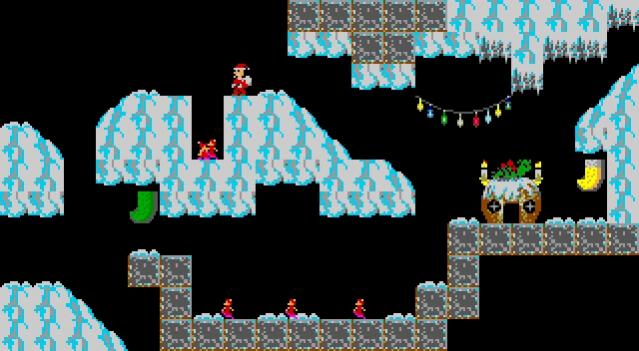 Elves' Dreamland - Amiga homebrew platform Xmas 2015