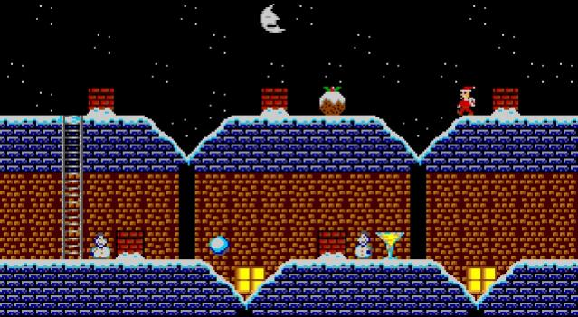 Elves' Dreamland - Amiga homebrew platform Xmas 2015