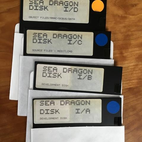 Sea Dragon - Atari 8-bit - disks