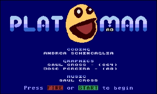 Plat-Man - Atari 8-bit