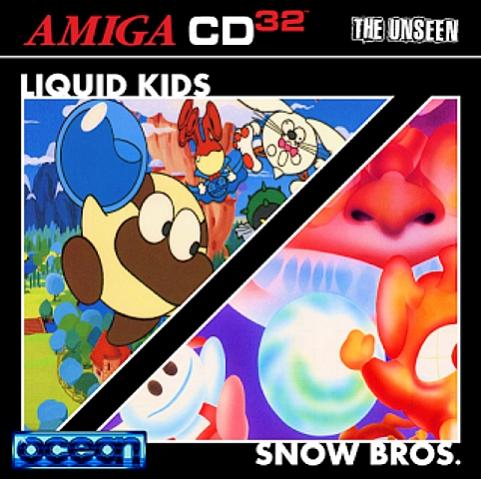 Liquid Kids and Snow Bros. - CD32 Cover