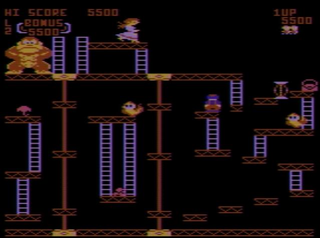 Donkey Kong - Atari 8-bit Arcade hack