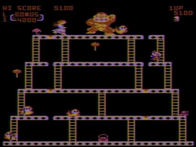 Donkey Kong - Atari 8-bit Arcade hack