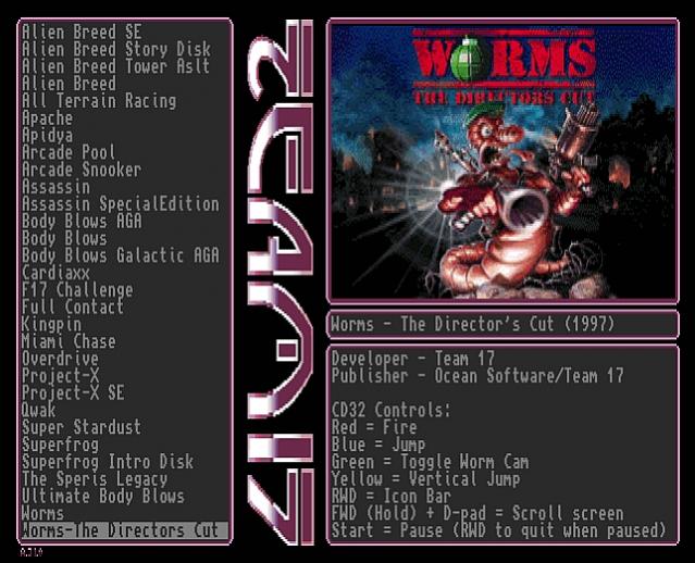 Team 17: The Complete Amiga Works - Amiga CD32