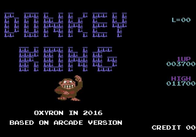 Donkey Kong + (X2016 Version) - Commodore 64