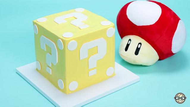 Mario Question Block Surprise Cake - Rosanna Pansino (Nerdy Nummies)