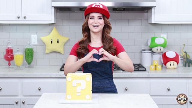 Mario Question Block Surprise Cake - Rosanna Pansino (Nerdy Nummies)