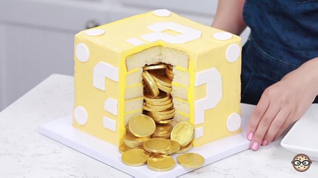 Mario Question Block Surprise Cake - Rosanna Pansino (Nerdy Nummies)