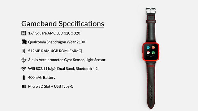 Gameband - The First Smartwatch for Gamers