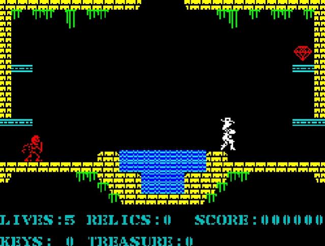 The Adventures Of Jane Jelly - The Treasure Of Zedin - ZX Spectrum homebrew