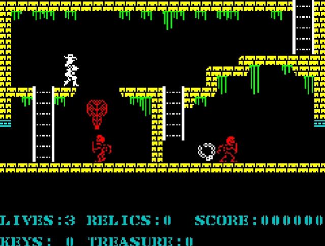 The Adventures Of Jane Jelly - The Treasure Of Zedin - ZX Spectrum homebrew