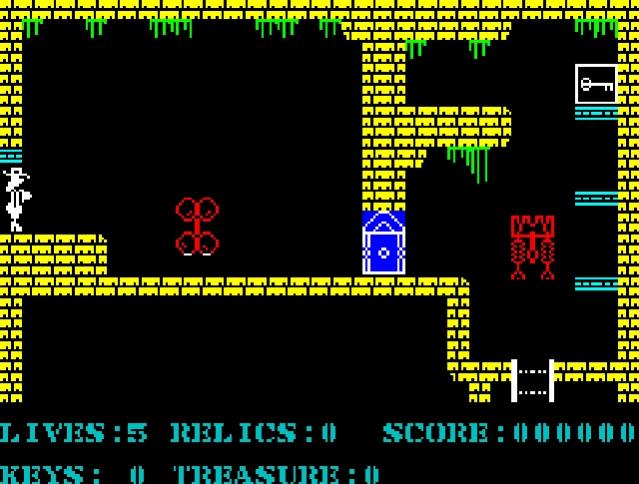 The Adventures Of Jane Jelly - The Treasure Of Zedin - ZX Spectrum homebrew