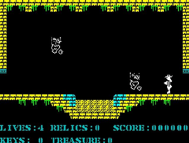 The Adventures Of Jane Jelly - The Treasure Of Zedin - ZX Spectrum homebrew