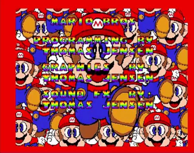 Mario Bros - Amiga - unreleased - ingame