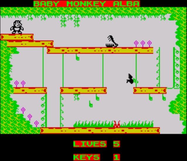 Baby Monkey Alba - ZX Spectrum - WIP