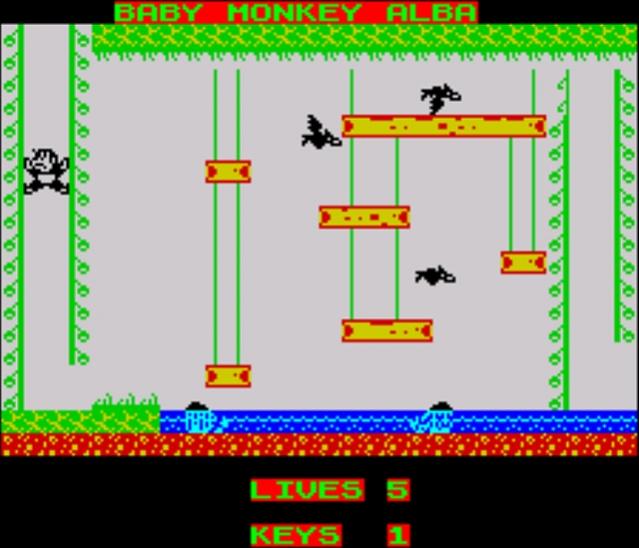 Baby Monkey Alba - ZX Spectrum - WIP