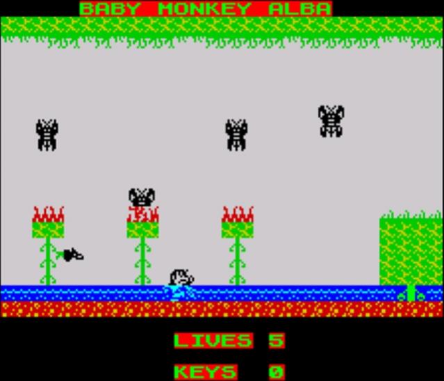 Baby Monkey Alba - ZX Spectrum - WIP