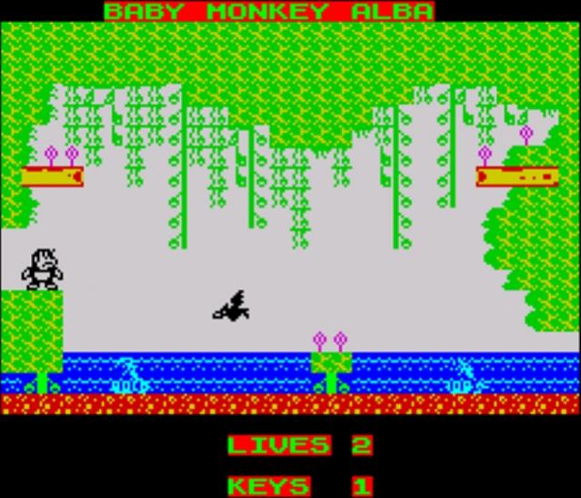 Baby Monkey Alba - ZX Spectrum - WIP