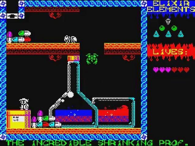 The Incredible Shrinking Professor - ZX Spectrum - WIP