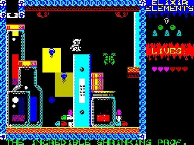 The Incredible Shrinking Professor - ZX Spectrum - WIP