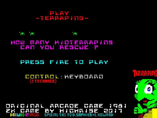 Terrapins - ZX Spectrum homebrew