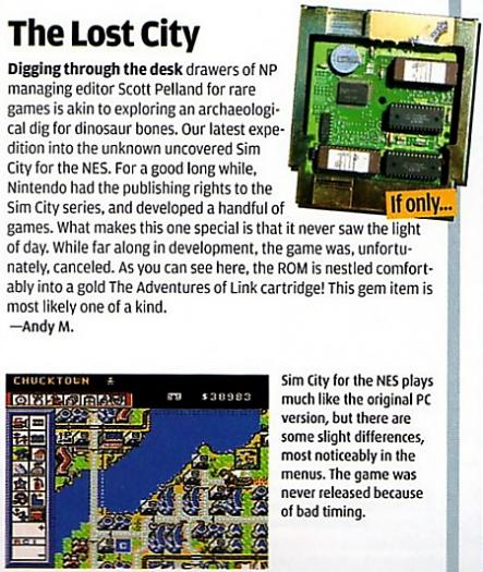 SimCity - NES prototype