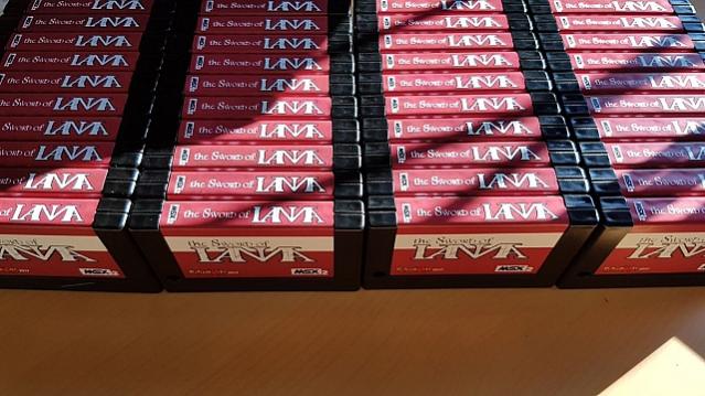 The Sword of Ianna - MSX2 homebrew - cartridges