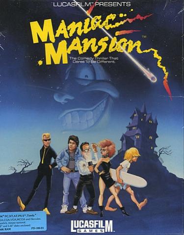 Maniac Mansion - PC - cover