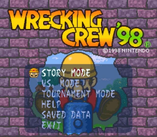 Wrecking Crew '98 - Super Nintendo - ROM hack - english translated
